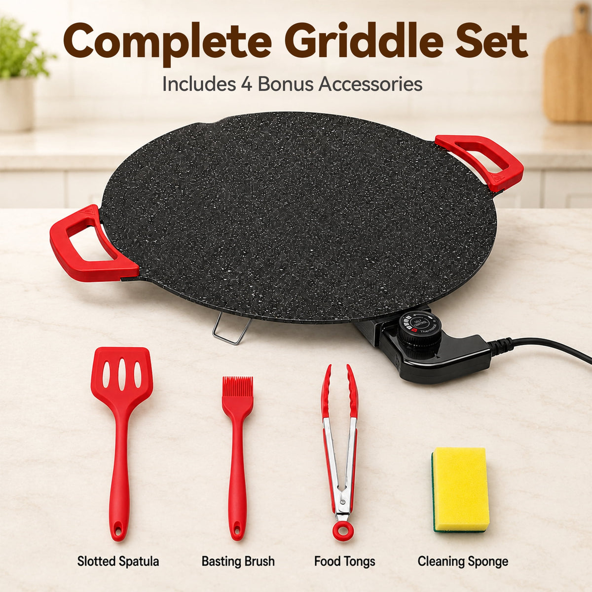 PRTYY 16 in Electric Griddles Grill, Kitchen Appliances, Home Cooking Grill